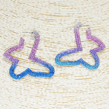 86041, BUTTERFLY CRYSTAL RHINESTONE EARRING