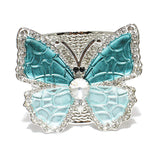 86181, EPOXY BUTTERFLY CUFF BRACELET