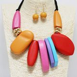 86649, FASHION WOODEN NECKLACE