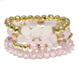 86719, MULTI LAYERED BEAD STRETCH BRACELET