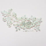 86726, HANDMADE PEARL N CRYSTAL FLOWER BRIDAL HAIR COMB