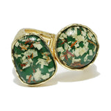 86833, GEOMETRIC CELLULOID ACETATE BANGLE BRACELET