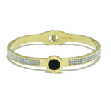 86930, ROMAN NUMERAL ROUND STAINLESS STEEL BRACELET