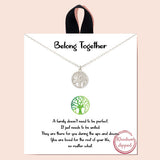 86978, "BELONG TOGETHER" TREE OF LIFE NECKLACE