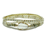 87102, HANDMADE MIX BEADED STRETCH BRACELET SET