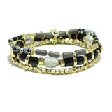 87102, HANDMADE MIX BEADED STRETCH BRACELET SET