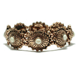 87212, WESTERN TURQUOISE STONE STRETCH BRACELET