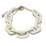 87404, RUBBER COLOR COATED CHAIN BRACELET