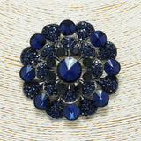 87489, CRYSTAL RHINESTONE EVENING PIN BROOCH