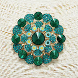 87489, CRYSTAL RHINESTONE EVENING PIN BROOCH