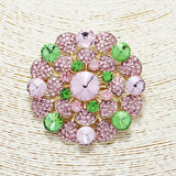87489, CRYSTAL RHINESTONE EVENING PIN BROOCH