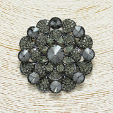87489, CRYSTAL RHINESTONE EVENING PIN BROOCH