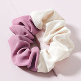 87492, TWO TONE HAIR SCRUNCHIES