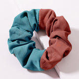 87492, TWO TONE HAIR SCRUNCHIES