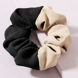 87492, TWO TONE HAIR SCRUNCHIES
