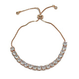 87565, 5MM CUBIC ZIRCONIA TENNIS ADJUSTABLE BRACELET