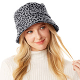 87569, LEOPARD PRINT BUCKET HAT