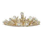 87693, PAVE RHINESTONE MINI TIARA
