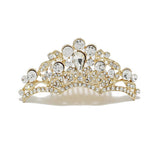 87694, PAVE RHINESTONE MINI TIARA