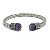 87767, FIREBALL DESIGNER INSPIRED CUFF BRACELET