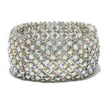 87779, RHINESTONE EVENING STRETCH BRACELET