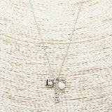 87790, "MAMA" HEART CHARM PENDANT NECKLACE