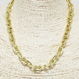 87818, METAL CHAIN LINK NECKLACE