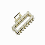 88038, RECTANGLE PEARL MINI HAIR CLIP