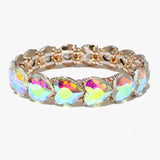 88176, HEART RHINESTONE STRETCH BRACELET