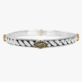 88190, MARQUISE ACCENT FILIGREE METAL STRETCH BRACELET