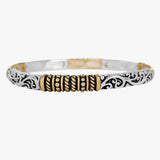 88193, FILIGREE ACCENT METAL STRETCH BRACELET