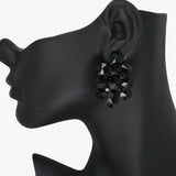 88431, ROUND ACCENT RHINESTONE CLIP ON EARRING
