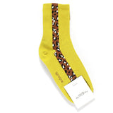 88477, LEOPARD STRIPE PRINT PATTERN SOCKS