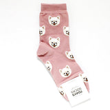 88498, POMERANIAN PUPPY PATTERN SOCKS
