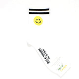 88503, SMILE EMOJI WITH STRIPE PATTERN SOCKS