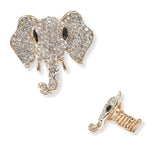 88569, ELEPHANT RHINESTONE STRETCH RING