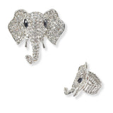 88569, ELEPHANT RHINESTONE STRETCH RING