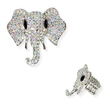 88569, ELEPHANT RHINESTONE STRETCH RING