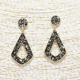 88766, GLITTER GEOMETRIC EARRING