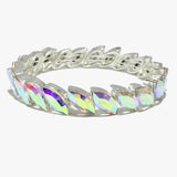 88857, MARQUISE ACCENT RHINESTONE STRETCH BRACELET