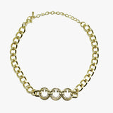 88920, PAVE TRIPLE SMILE HAPPY FACE STAINLESS STEEL BRACELET