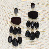 89040, GEOMETRIC CELLULOID ACETATE DROP EARRING