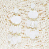 89040, GEOMETRIC CELLULOID ACETATE DROP EARRING