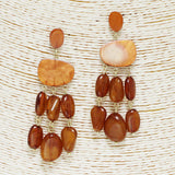 89040, GEOMETRIC CELLULOID ACETATE DROP EARRING