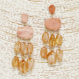 89040, GEOMETRIC CELLULOID ACETATE DROP EARRING