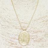 89061, TREE OF LIFE ENGRAVED PENDANT NECKLACE