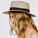 89079, TWO TONE ADJUSTABLE SUMMER HAT