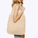 89082, STRAW SHOULDER BAG