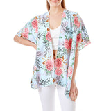 89219, GARDEN FLOWER ROSE PRINT COVER UP