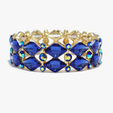 89258, DIAMOND RHINESTONE EVENING STRETCH BRACELET